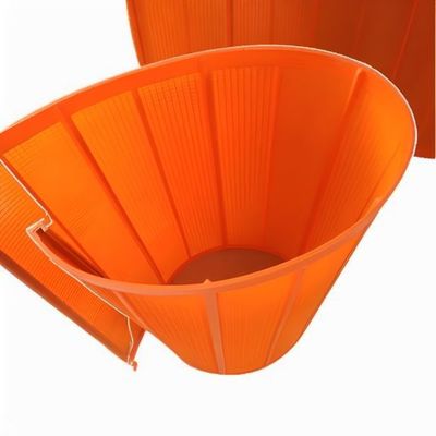 1040x700mm 0.045mm Orange Polyurethane Screen cho Vật liệu thô thủy tinh