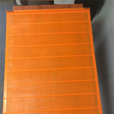 5 lớp Stack Sizer Vibrating Polyweb Urethane Screens cho việc tách vật liệu màu cam