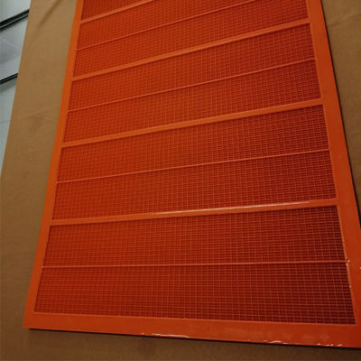 Orange High-Wear PU Screen Panel 0,5mm Mesh cho sàng ướt
