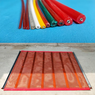 Sợi dây thép phủ sợi dây thép polyurethane Screen Mesh 26mm X 1900mm X 1390mm