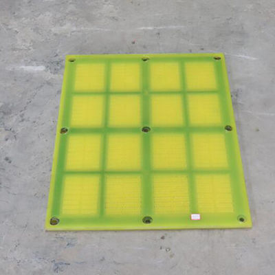 Vibrating Linear Polyurethane Screen Panels PU Silicon Ore Sieve Plate
