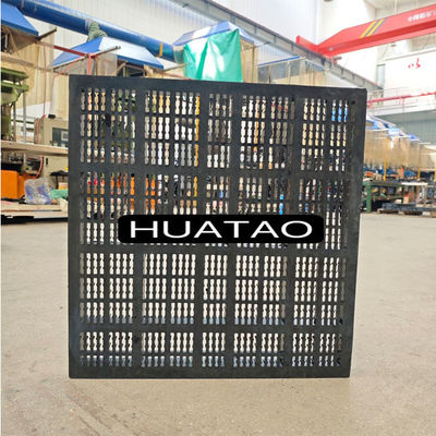 25 * 6mm Mesto đáng tin cậy cao su sàng lọc Sieve Mesh Panel cho khai thác mỏ sử dụng màn hình rung