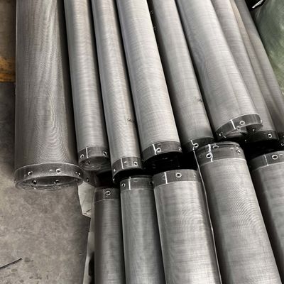 Lưới sàng SS316 có gờ gấp mép cho máy phân ly Rotex